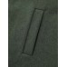 Rolled Button Sleeve Pockets Coat