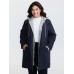 2 In 1 Double Breasted Hooded Coat