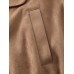 Stretchy Hem Zipper Solid Jacket