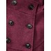 Hooded Pleated Pockets Waist-Defining Coat Hooded Pleated Pockets Waist-Defining Coat