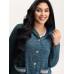 Heather Faux Cashmere Boho Stripe Coat
