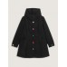 Colorful Buttons Hooded Pocket Coat