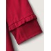 Ruffle Trim Waist-Defining Pockets Coat