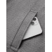 Herringbone Button Belted Lined Coat