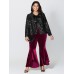Sequin Bowtie Cropped Coat