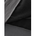 Round Neck Ribbed Hem Button Coat