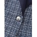 Tweed Color Contrast Blazer