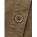 Pure Cotton Drawstring Washed Effect Coat