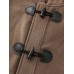 Hooded Relaxed-Fit Horn Button Long Coat