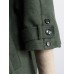 Rolled Button Sleeve Pockets Coat