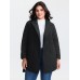 Quilted Adjustable Belt Solid Color Coat