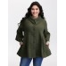 Flared Sleeve A-Line Button Jacket