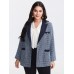Tweed Color Contrast Blazer